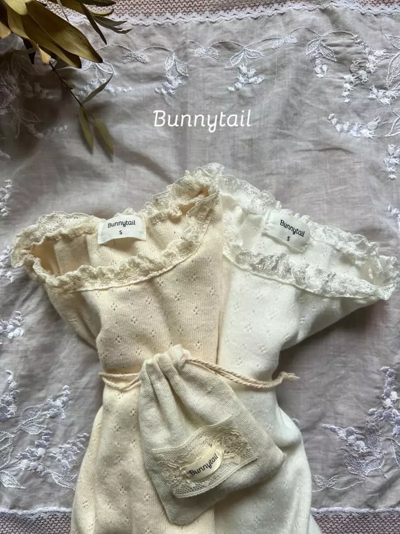 Bunnytail - Korean Children Fashion - #childrensboutique - Eyelet Puff Tee - 6