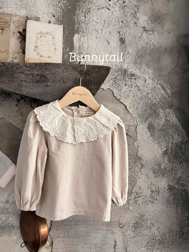 Bunnytail - Korean Children Fashion - #childofig - Lime Collar Tee - 4