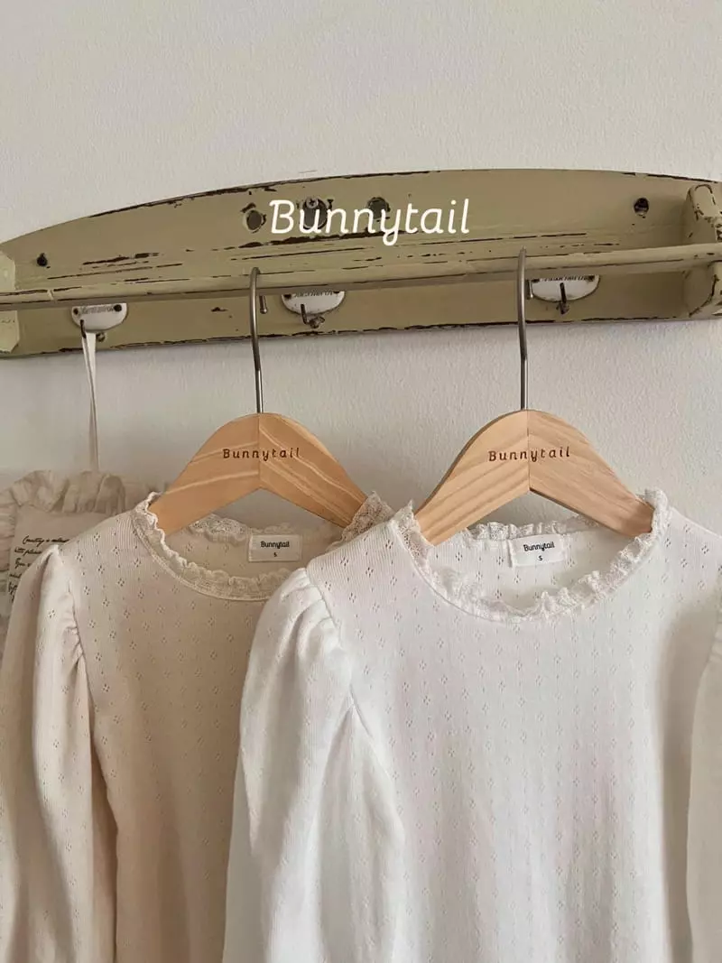 Bunnytail - Korean Children Fashion - #designkidswear - Eyelet Puff Tee - 7