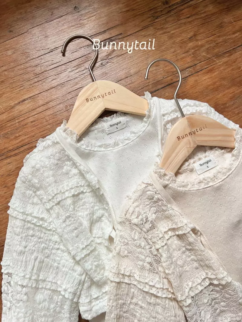 Bunnytail - Korean Children Fashion - #fashionkids - Eyelet Puff Tee - 9
