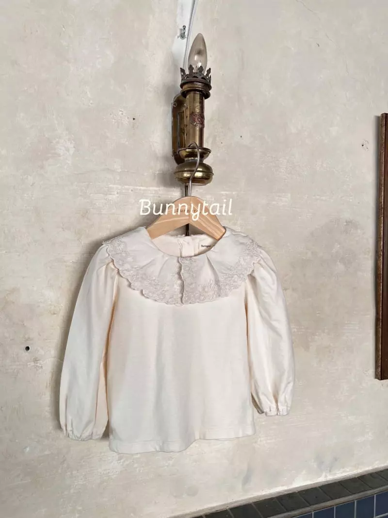 Bunnytail - Korean Children Fashion - #fashionkids - Lime Collar Tee - 7