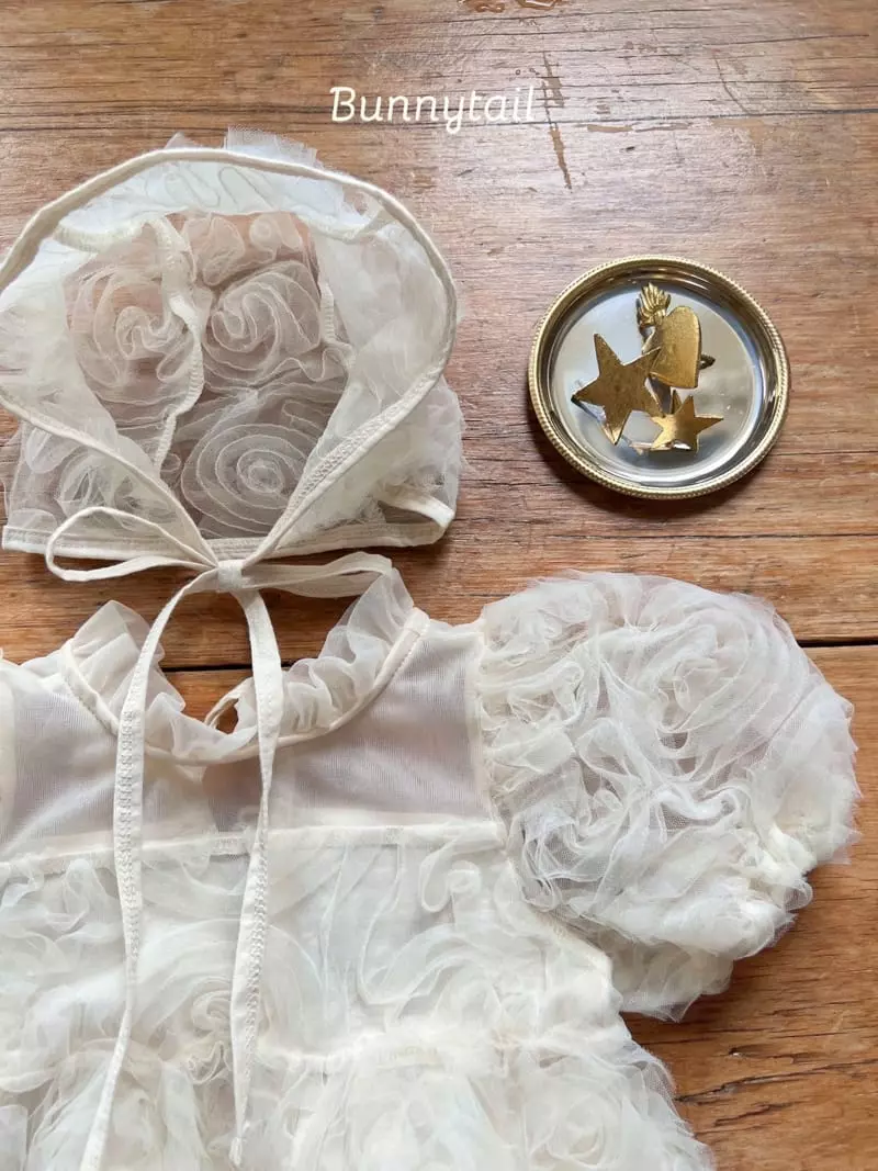 Bunnytail - Korean Children Fashion - #fashionkids - Rose Tutu Bonnet - 3