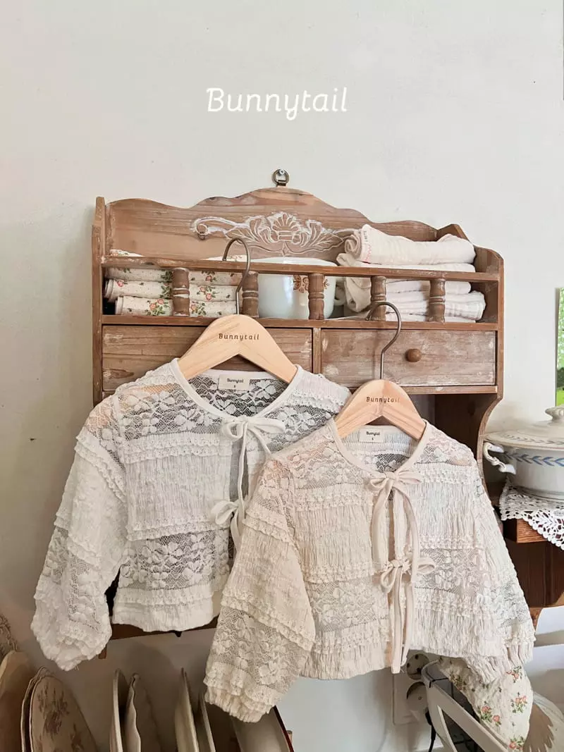 Bunnytail - Korean Children Fashion - #kidsshorts - Frill Cardigan - 11