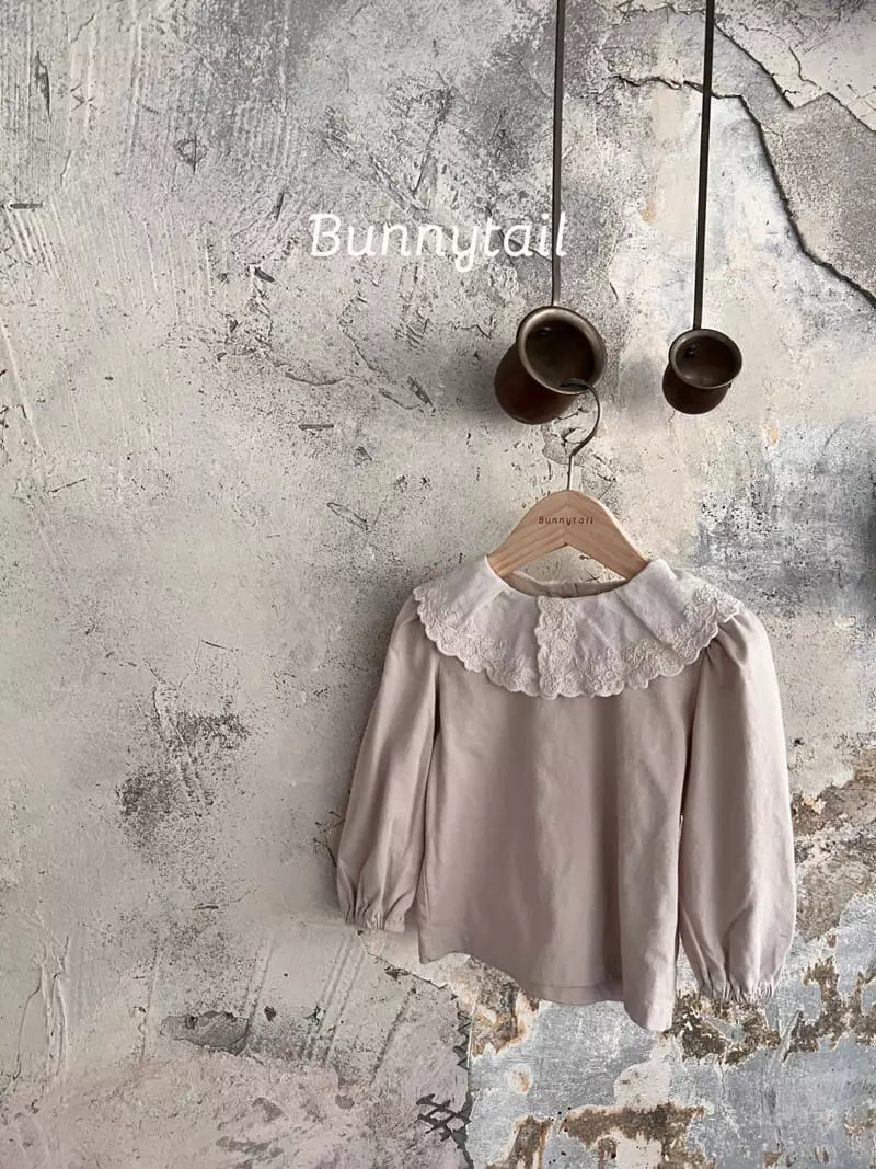 Bunnytail - Korean Children Fashion - #kidsshorts - Lime Collar Tee - 8