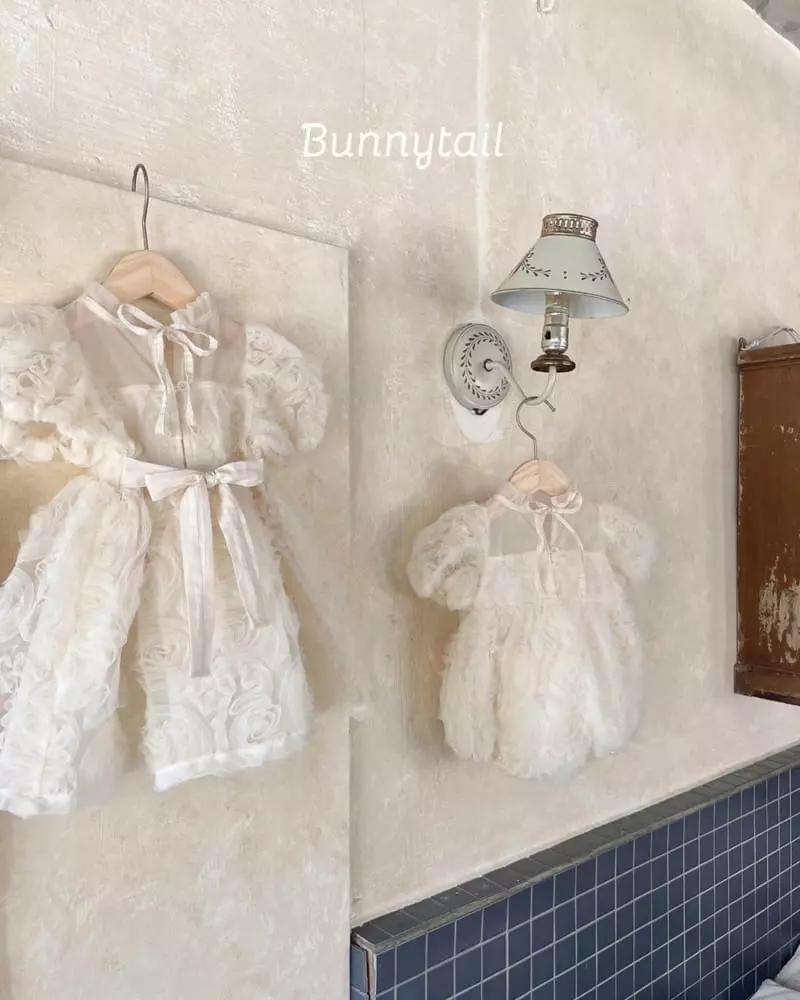 Bunnytail - Korean Children Fashion - #kidsshorts - Rose Tutu One-piece - 3