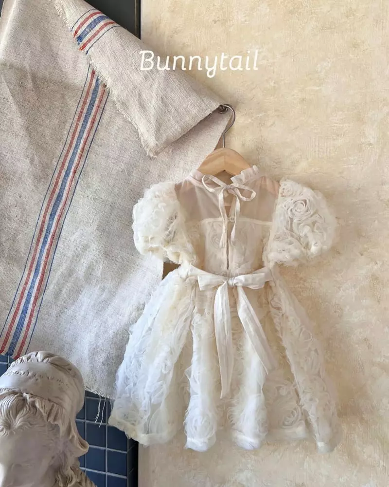 Bunnytail - Korean Children Fashion - #kidsshorts - Rose Tutu One-piece - 4