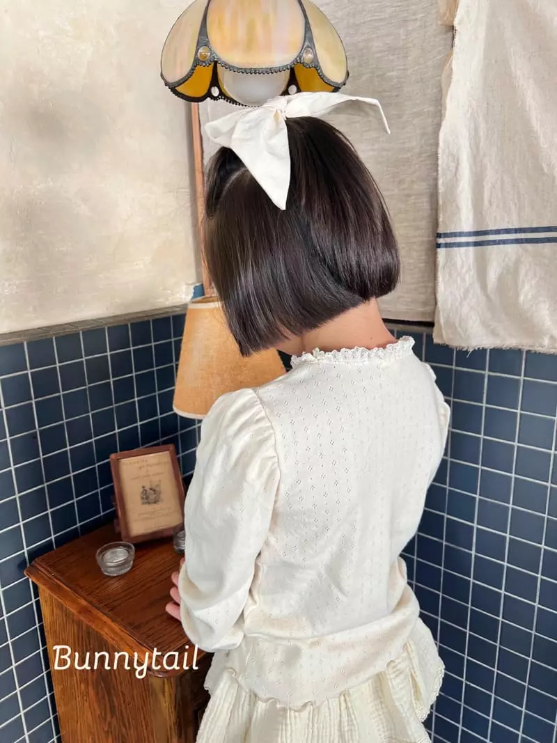 Bunnytail - Korean Children Fashion - #kidzfashiontrend - Eyelet Puff Tee - 12