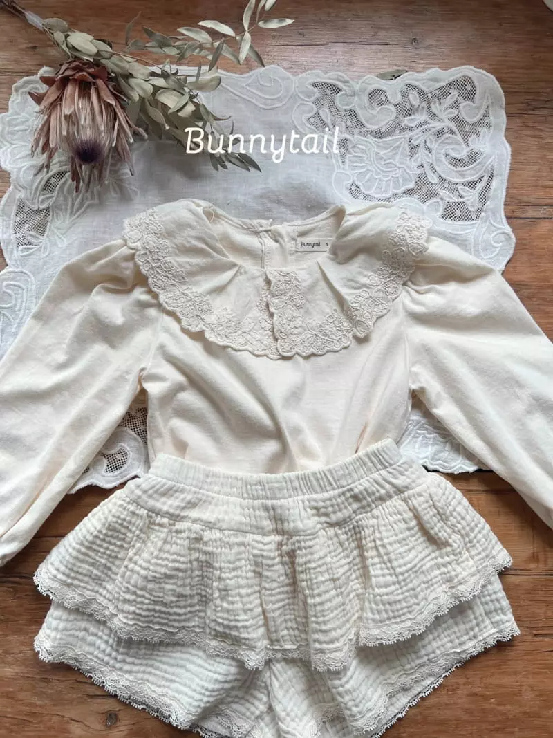 Bunnytail - Korean Children Fashion - #littlefashionista - Lime Collar Tee - 12