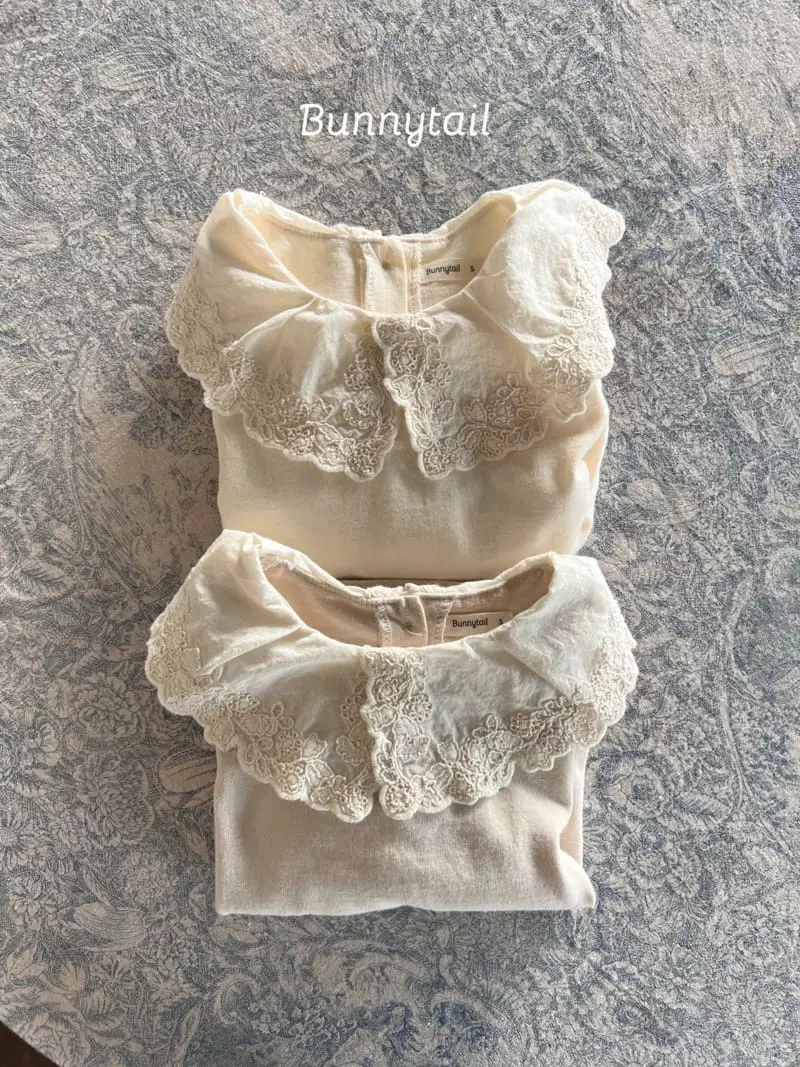 Bunnytail - Korean Children Fashion - #stylishchildhood - Lime Collar Tee - 2
