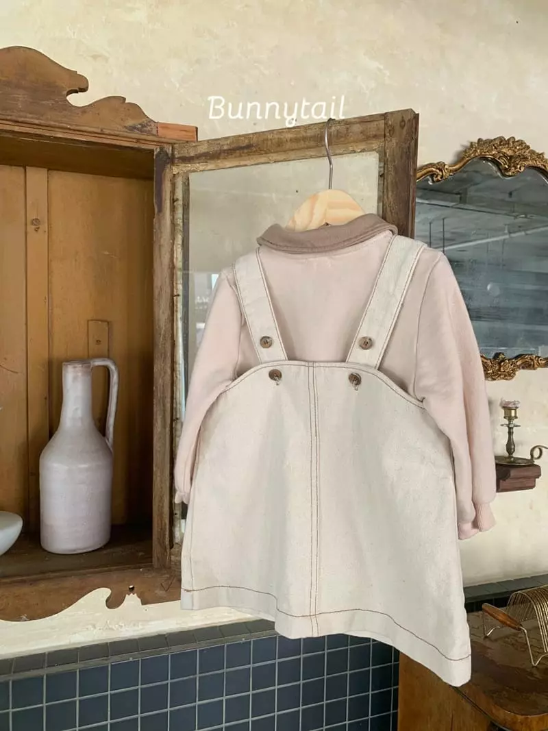 Bunnytail - Korean Children Fashion - #todddlerfashion - Cozy Denim One-piece - 6