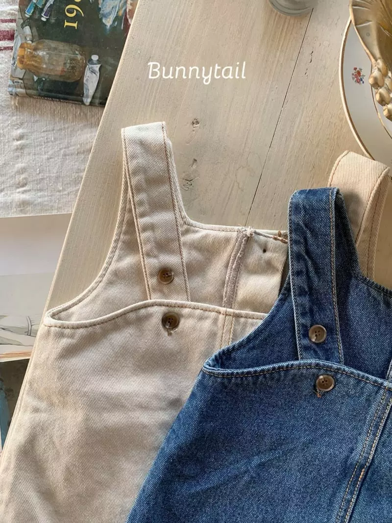 Bunnytail - Korean Children Fashion - #toddlerclothing - Cozy Denim One-piece - 7