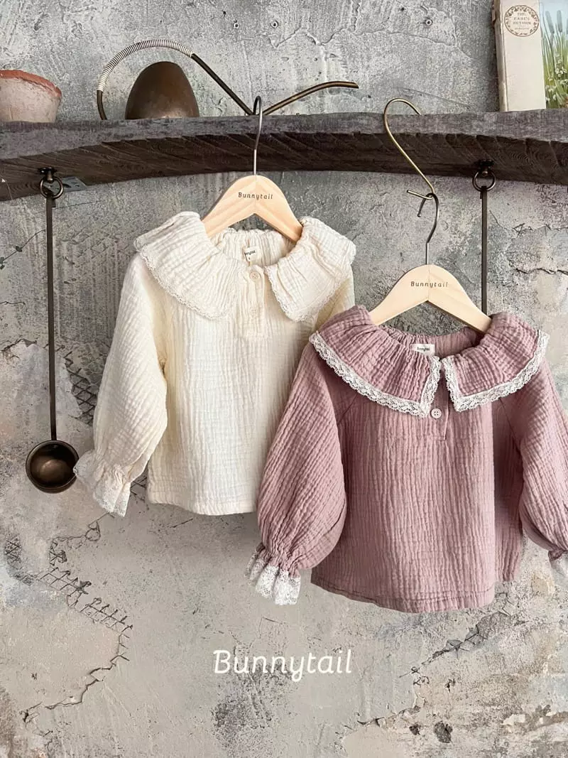 Bunnytail - Korean Children Fashion - #toddlerclothing - Soft Blouse - 5