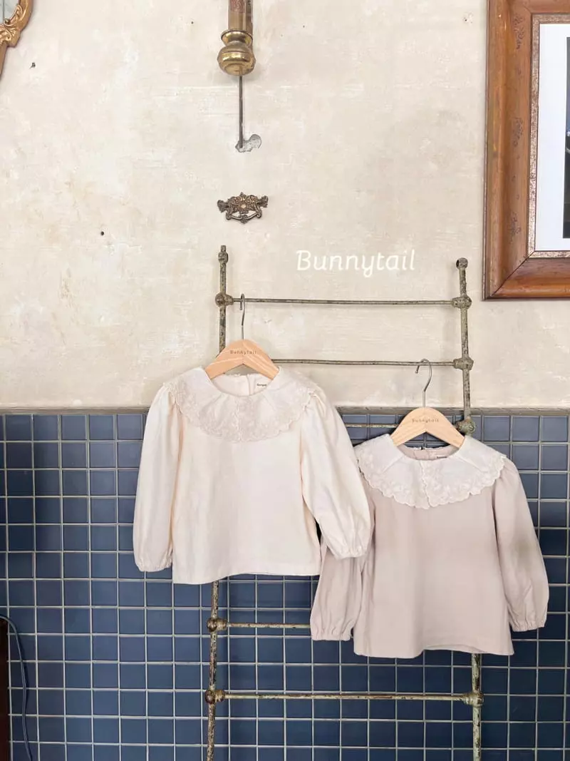 Bunnytail - Korean Children Fashion - #toddlerclothing - Lime Collar Tee