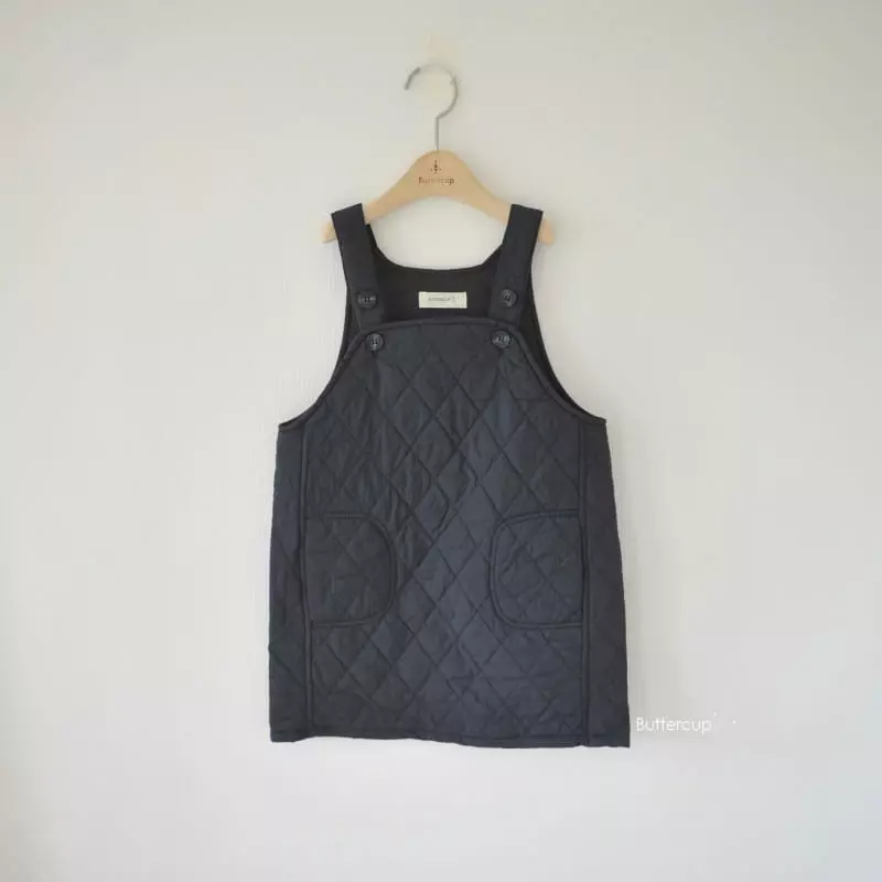 Buttercup - Korean Children Fashion - #Kfashion4kids - Quilting One-piece