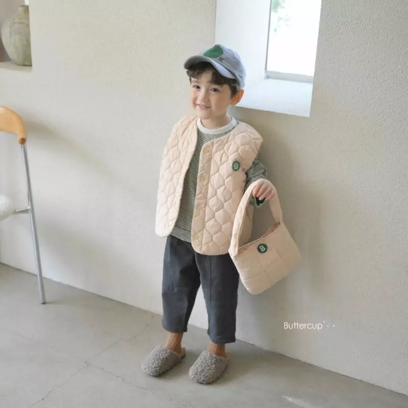 Buttercup - Korean Children Fashion - #childofig - Mongle Vest - 3