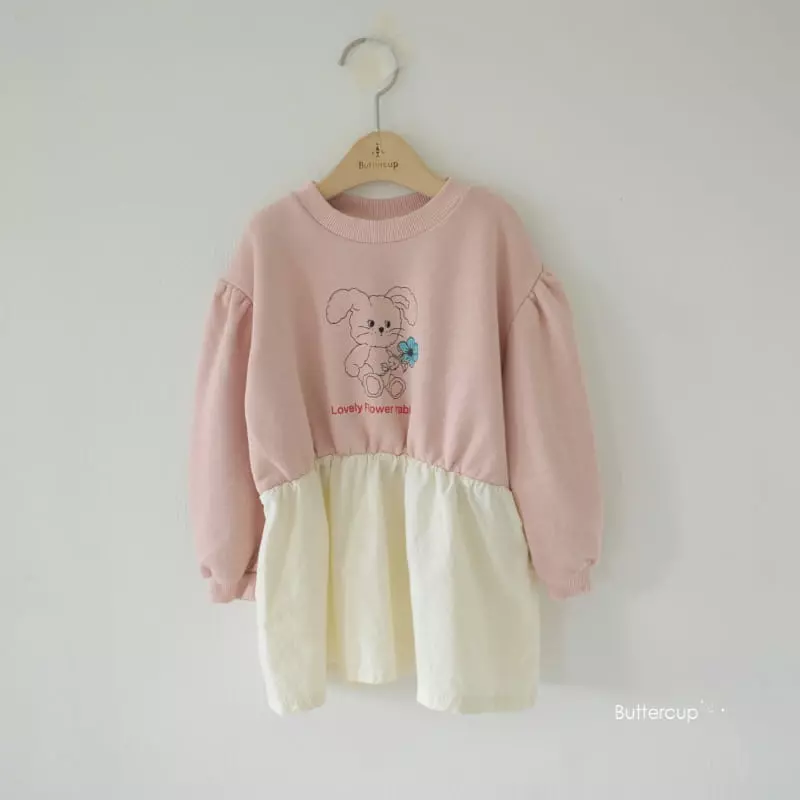 Buttercup - Korean Children Fashion - #childrensboutique - Rabbit Skirt Sweatshirt