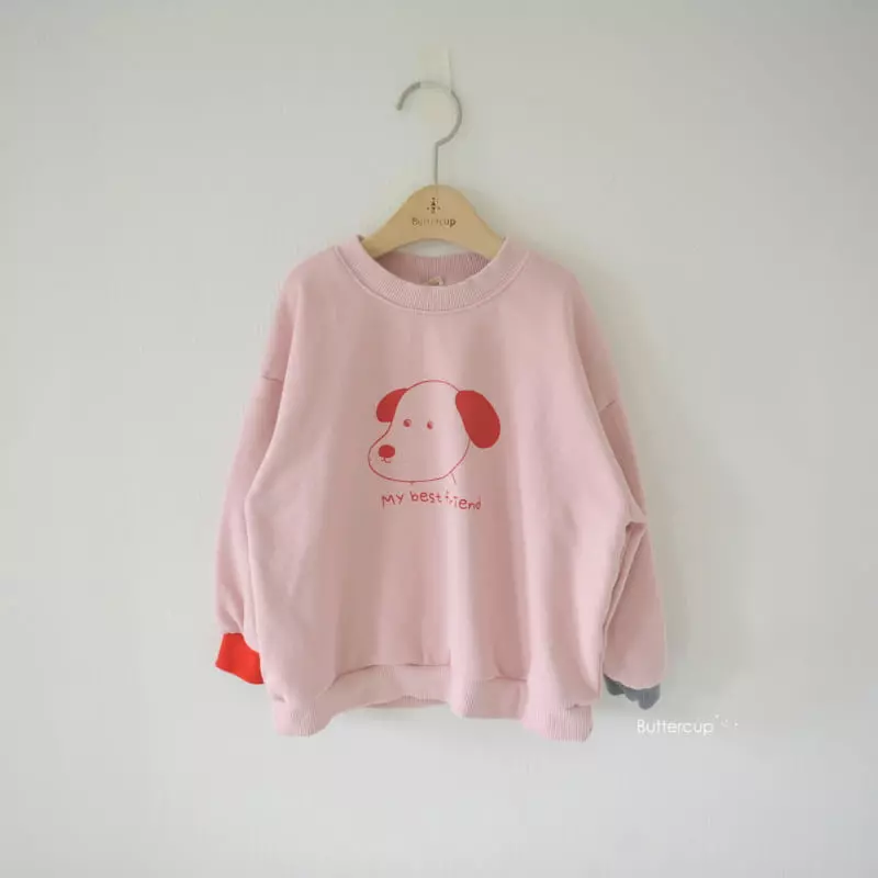 Buttercup - Korean Children Fashion - #designkidswear - BF Color Sweatshirt
