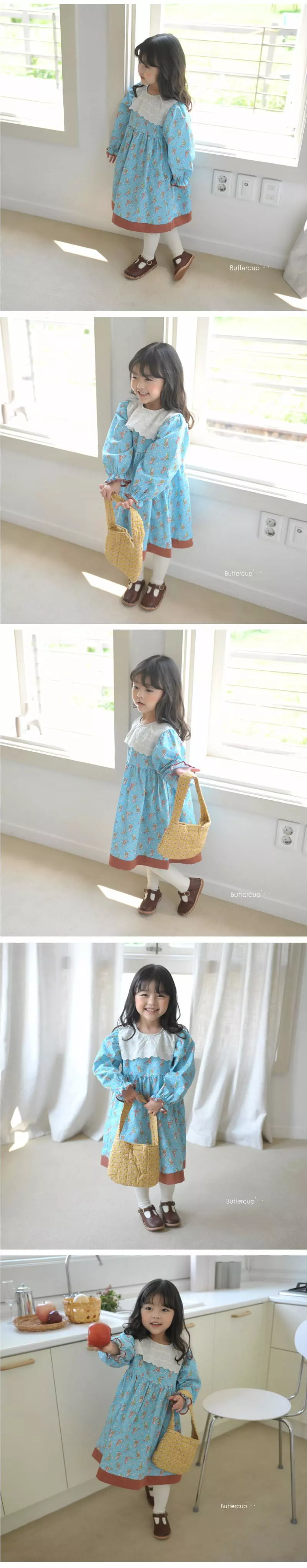 Buttercup - Korean Children Fashion - #designkidswear - Lace Girl One-piece - 4