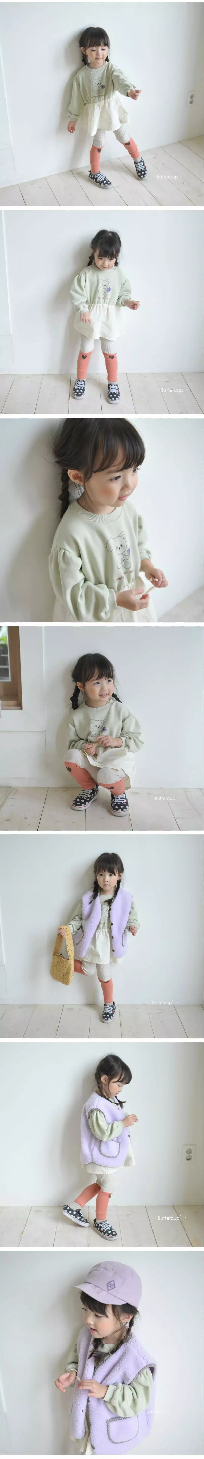 Buttercup - Korean Children Fashion - #discoveringself - Rabbit Skirt Sweatshirt - 3