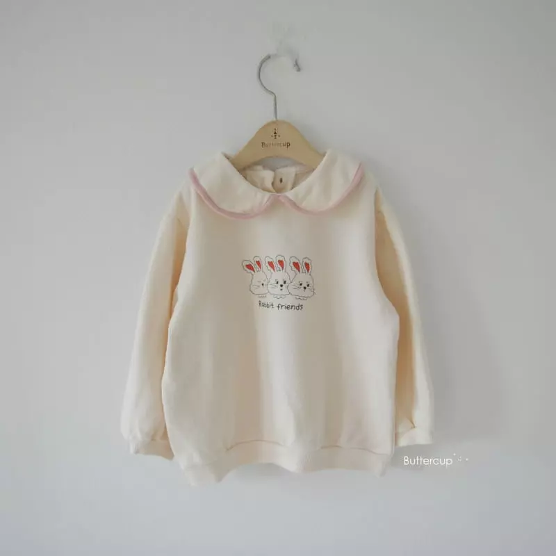 Buttercup - Korean Children Fashion - #discoveringself - Rabbit Friends Falt Tee