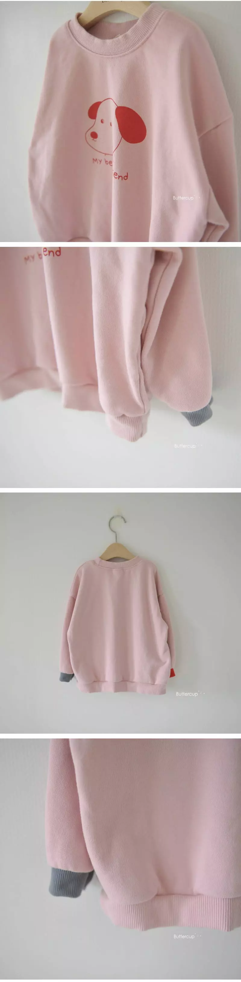 Buttercup - Korean Children Fashion - #fashionkids - BF Color Sweatshirt - 4