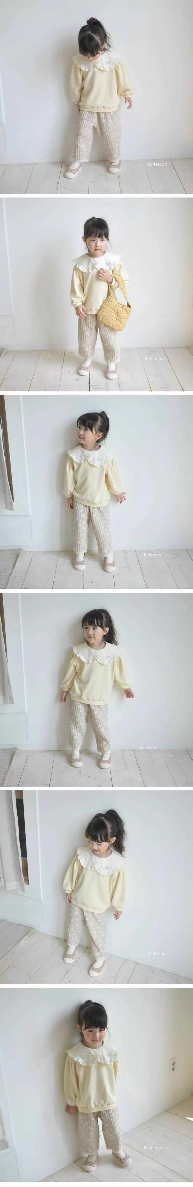 Buttercup - Korean Children Fashion - #kidsshorts - Cross Vla Sweatshirt - 2