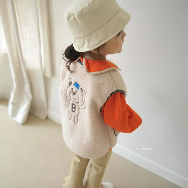 Buttercup - Korean Children Fashion - #kidsshorts - Friends Bear Dumble Vest - 7