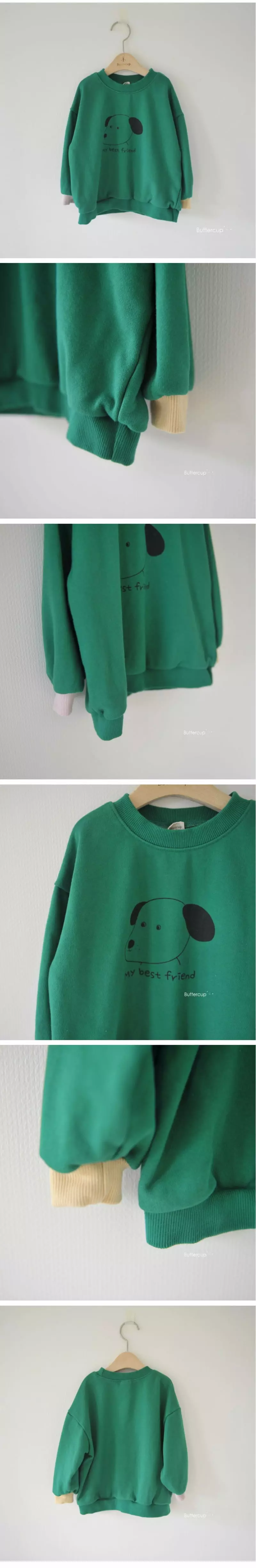 Buttercup - Korean Children Fashion - #kidsstore - BF Color Sweatshirt - 5