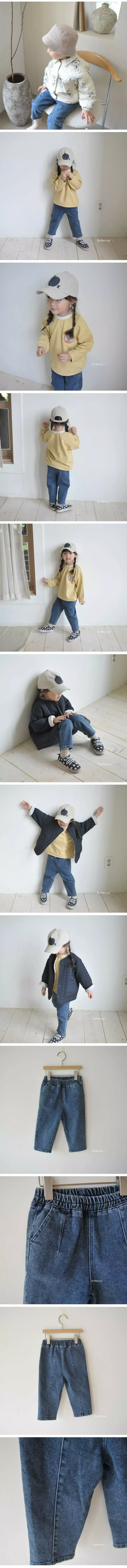 Buttercup - Korean Children Fashion - #kidzfashiontrend - Slit Back Jeans - 3