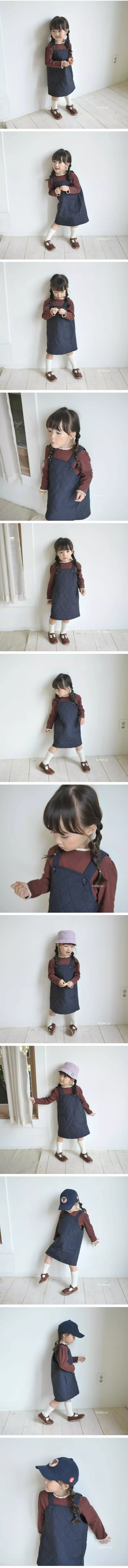 Buttercup - Korean Children Fashion - #littlefashionista - Quilting One-piece - 2