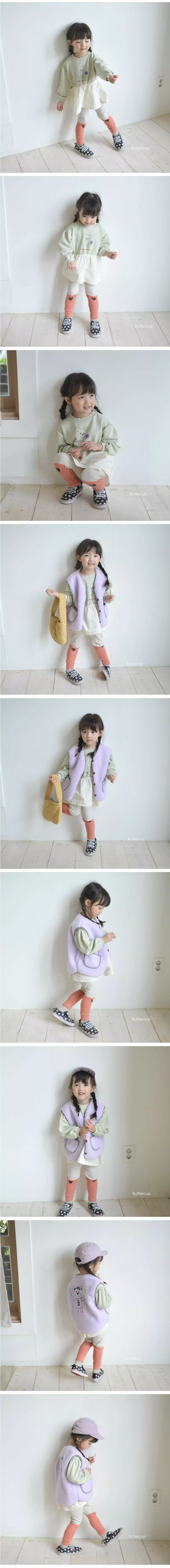 Buttercup - Korean Children Fashion - #littlefashionista - Heart Leggings - 3