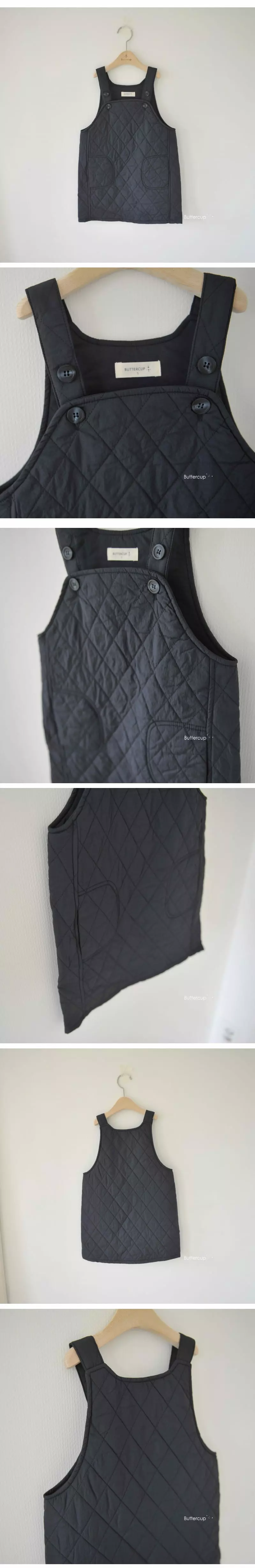 Buttercup - Korean Children Fashion - #magicofchildhood - Quilting One-piece - 4