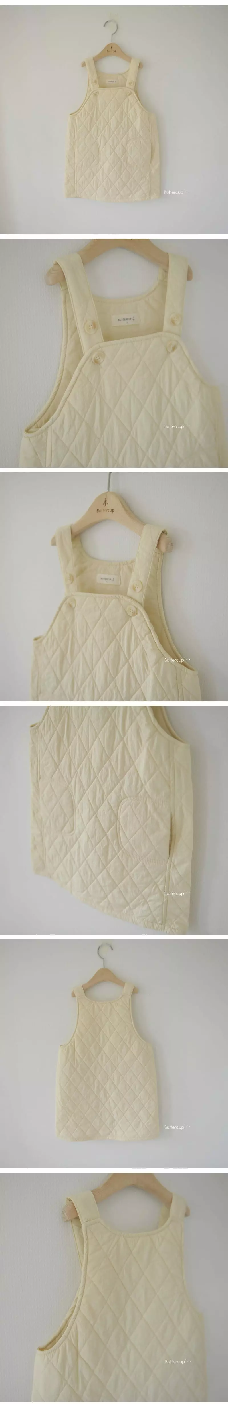 Buttercup - Korean Children Fashion - #prettylittlegirls - Quilting One-piece - 5
