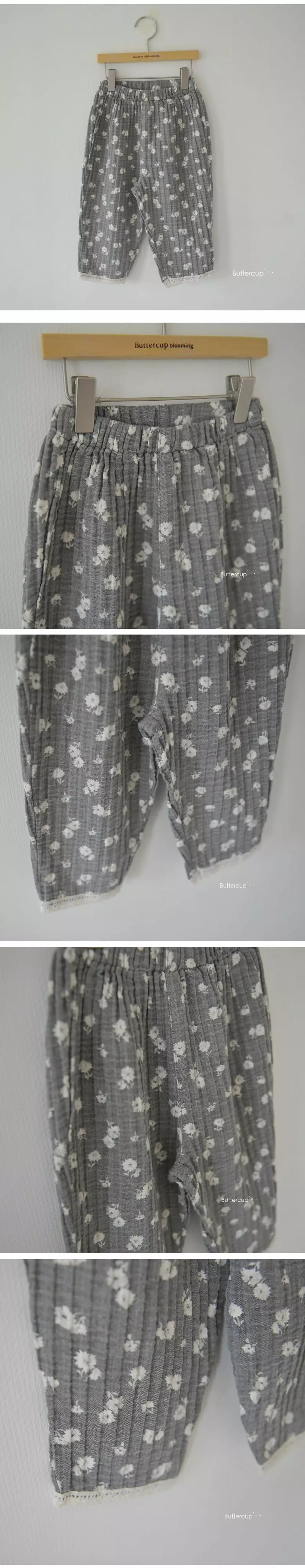 Buttercup - Korean Children Fashion - #todddlerfashion - Hamback Flower Pants - 5