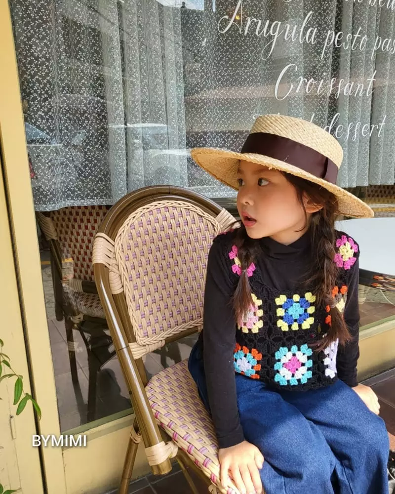 Bymimi - Korean Children Fashion - #Kfashion4kids - Crop Knit Vest