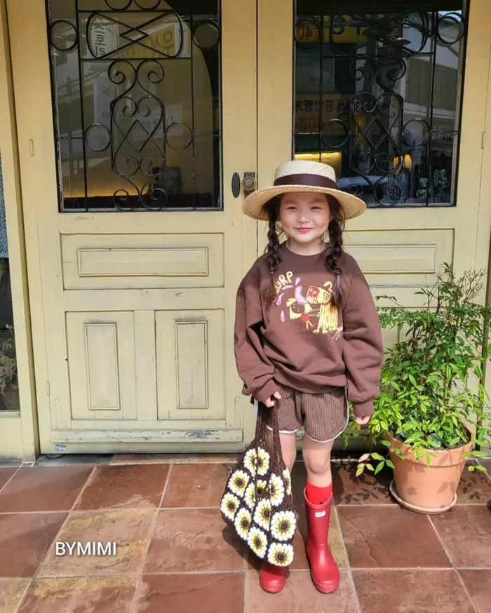 Bymimi - Korean Children Fashion - #childofig - Knit Bag Brown - 5