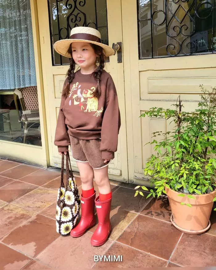 Bymimi - Korean Children Fashion - #childofig - Knit Bag Brown - 6