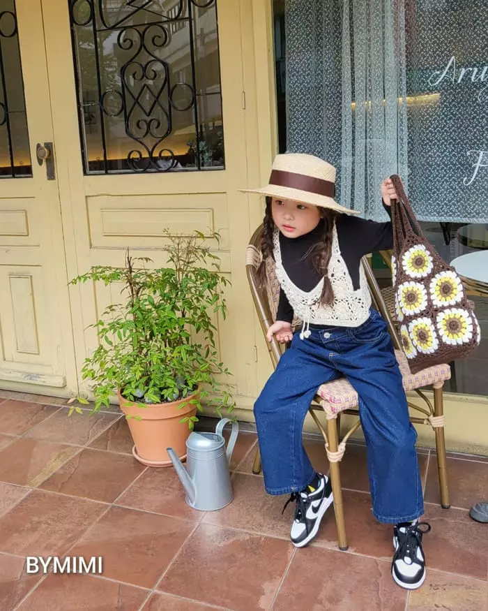 Bymimi - Korean Children Fashion - #childrensboutique - Knit Bag Brown - 7