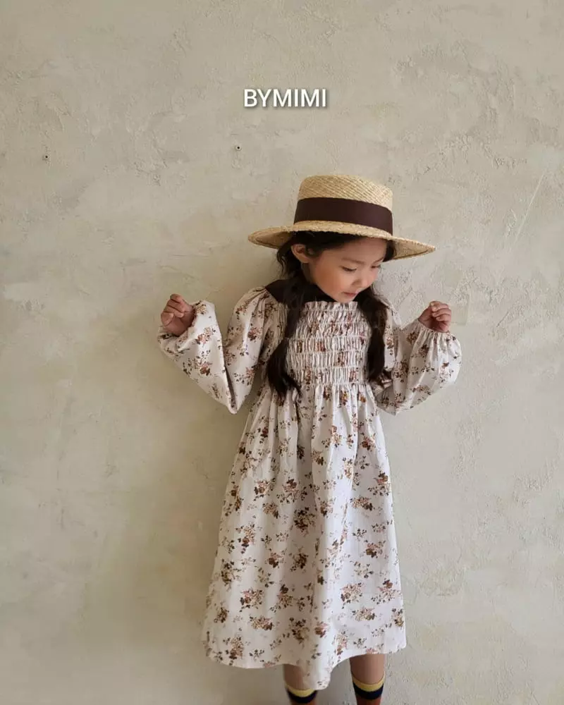 Bymimi - Korean Children Fashion - #designkidswear - U Smocked One-piece - 7
