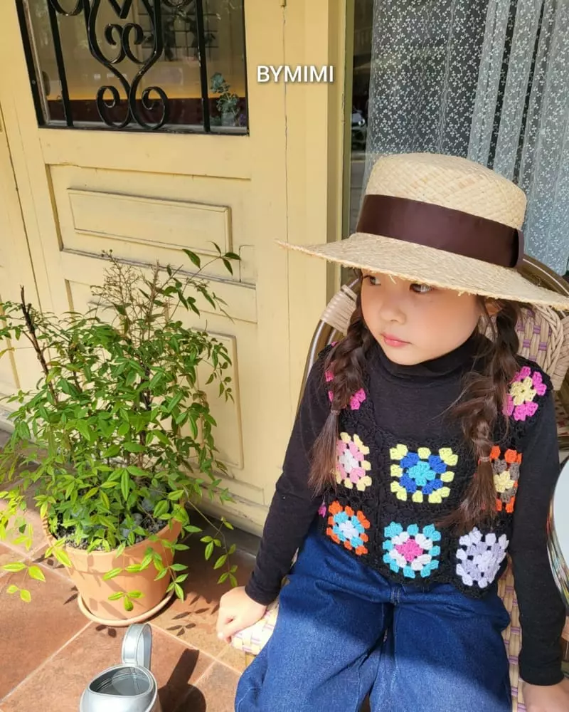Bymimi - Korean Children Fashion - #discoveringself - Crop Knit Vest - 12