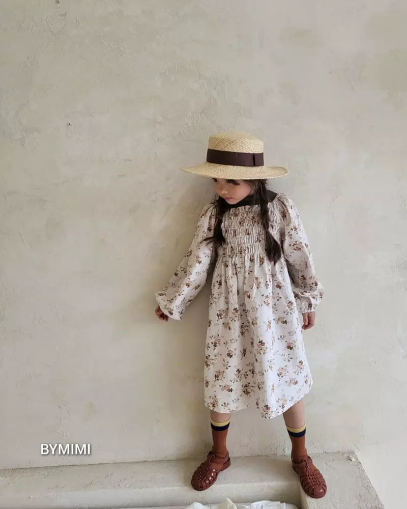 Bymimi - Korean Children Fashion - #discoveringself - U Smocked One-piece - 8