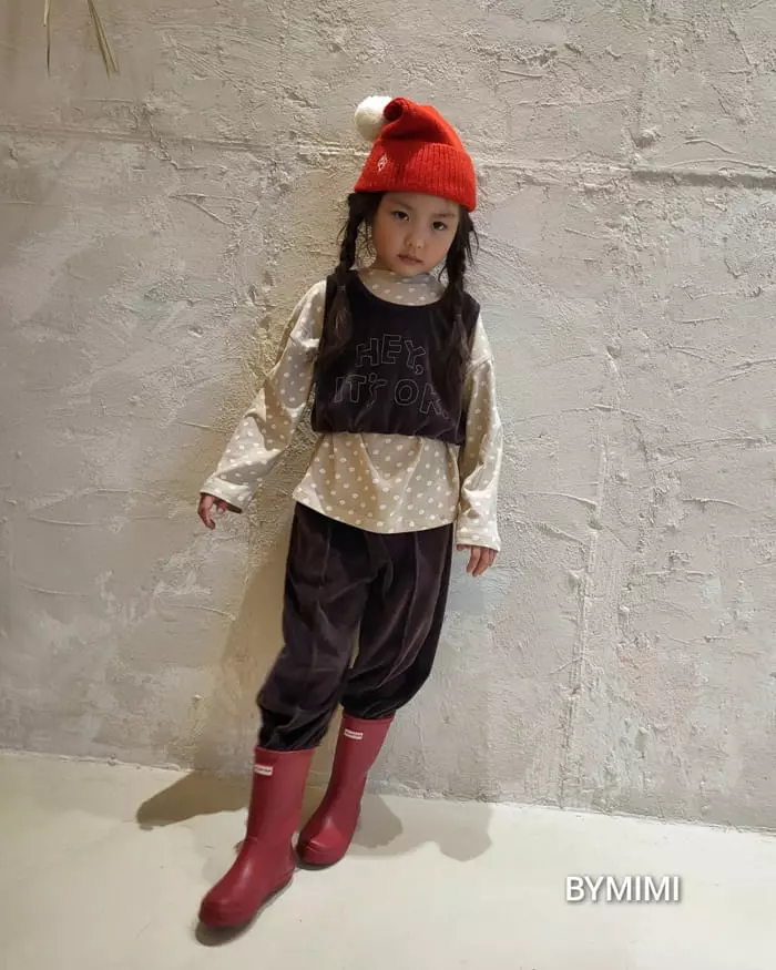 Bymimi - Korean Children Fashion - #discoveringself - Veloure Pants - 10