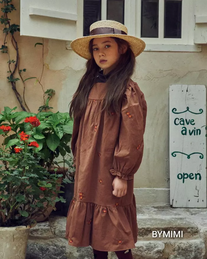 Bymimi - Korean Children Fashion - #discoveringself - Batic Embroidery One-piece - 9