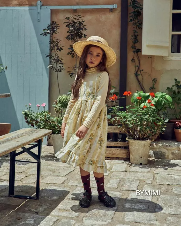 Bymimi - Korean Children Fashion - #discoveringself - Ving Turtleneck Tee - 3