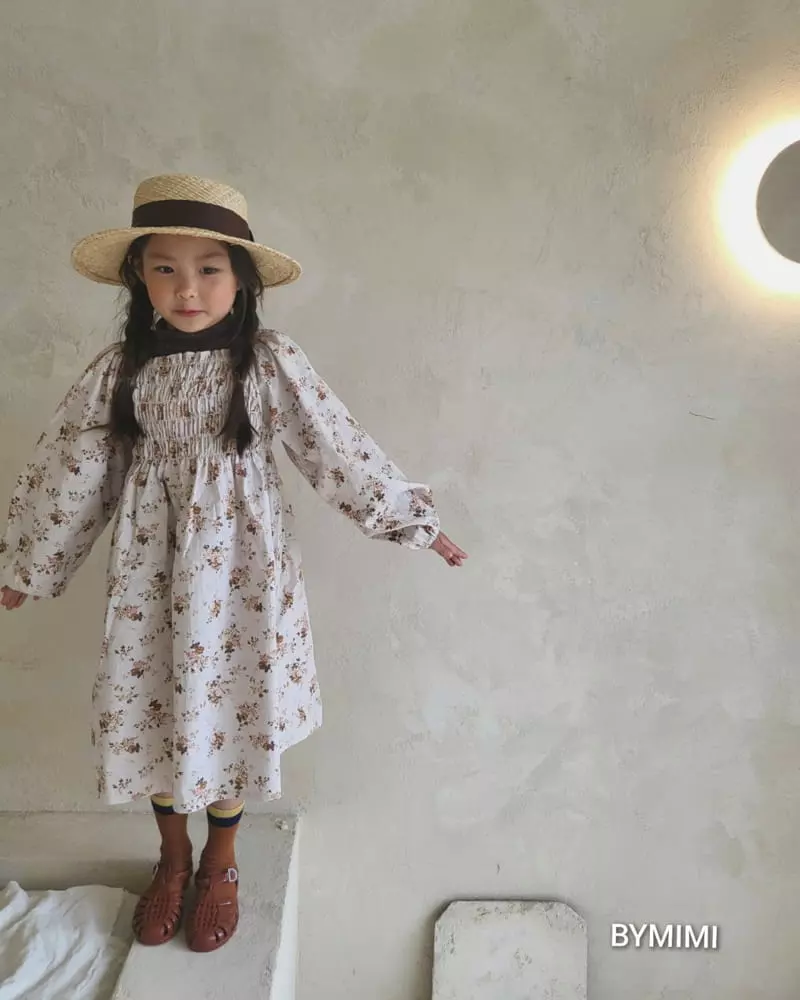Bymimi - Korean Children Fashion - #fashionkids - U Smocked One-piece - 9
