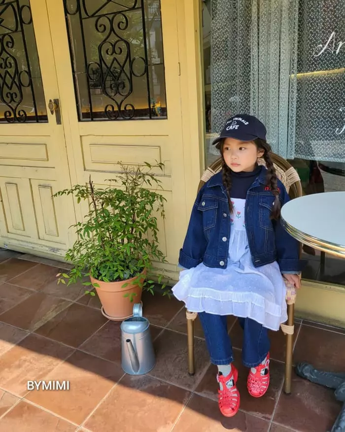 Bymimi - Korean Children Fashion - #fashionkids - Mimi Denim Jacket