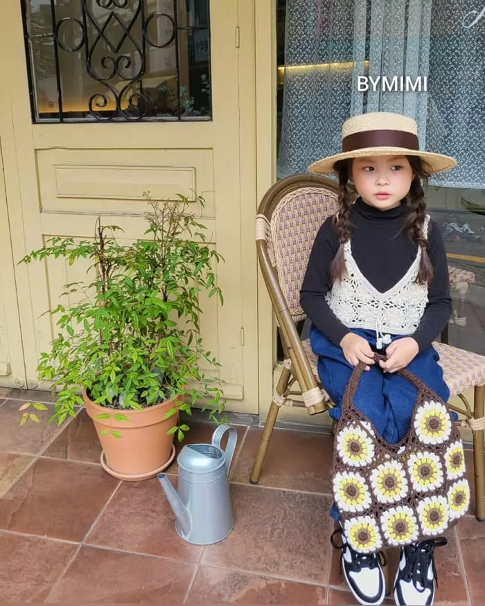 Bymimi - Korean Children Fashion - #fashionkids - Knit Bag Brown - 10