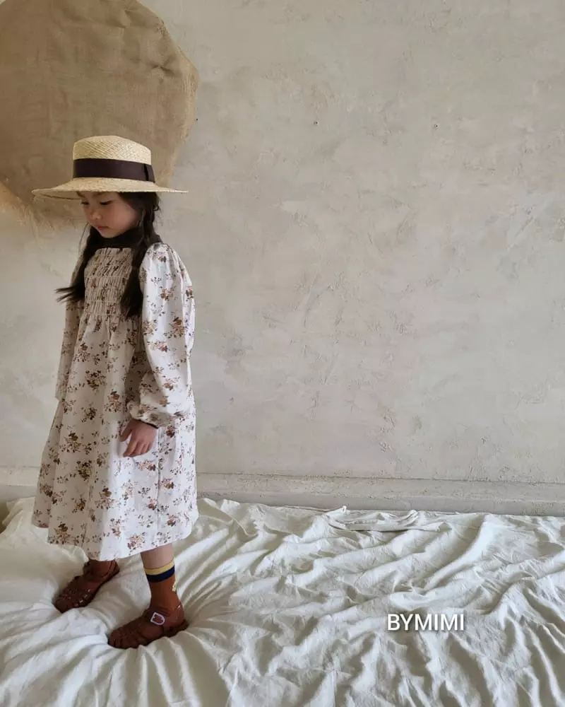 Bymimi - Korean Children Fashion - #kidsshorts - U Smocked One-piece - 10