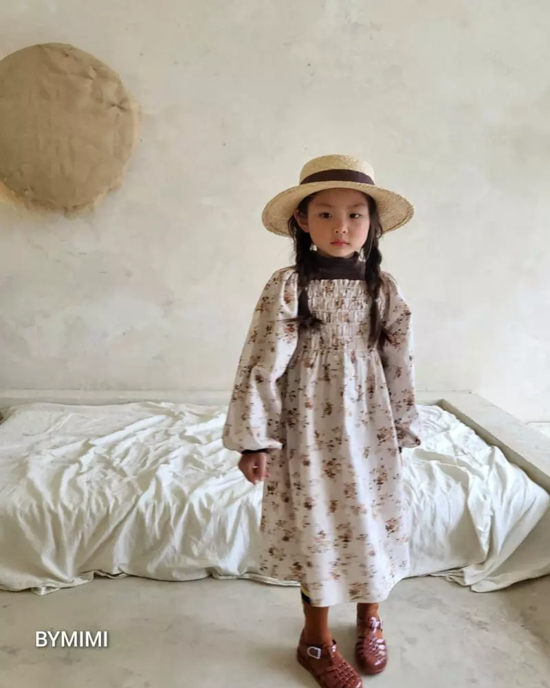 Bymimi - Korean Children Fashion - #kidsstore - U Smocked One-piece - 11