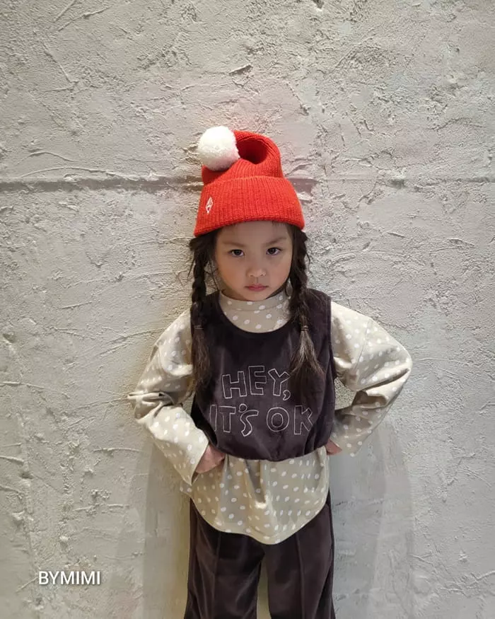 Bymimi - Korean Children Fashion - #kidsstore - Eco Dot Tang Tee